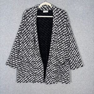Komi Cardigan‎ Jacket Medium Cotton Textured Tapestry Artsy Lagenlook India Boho